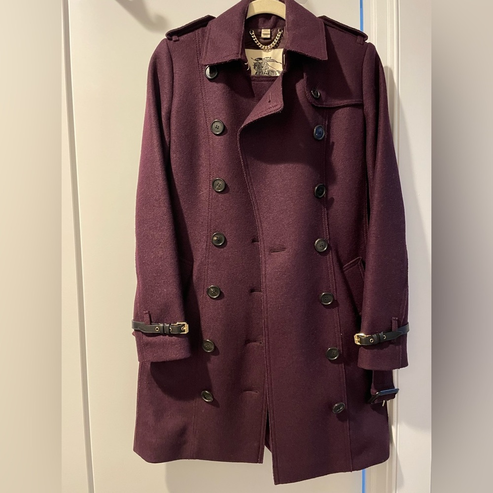 Burberry London wool coat US size 4
